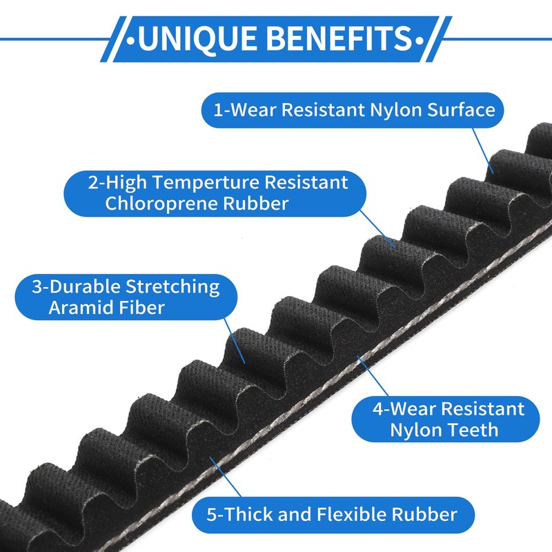 VekAuto Drive Belt No.480852 V-Belt for Piaggio Fly 50 2T