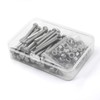 M5-0.8 x 40mm 40PCS Hex Head Screws Bolts and Nuts