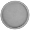 MyGift 11-inch Classic Cement Gray Round Vanity Tray