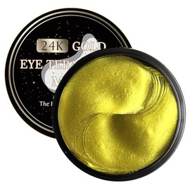 24k Gold Eye Masks-with Collagen Under Eye Patches, Dark Circles Under Eye Gel Treatment Masks, Under Eye Pads For Puffy Eyes,Under Eye Bags ,Anti-Wrinkle, Moisturizing Improves Elasticity 30 PAIRS