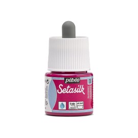 Pebeo Setasilk Silk Painting 45-Milliliter Bottle, Raspberry