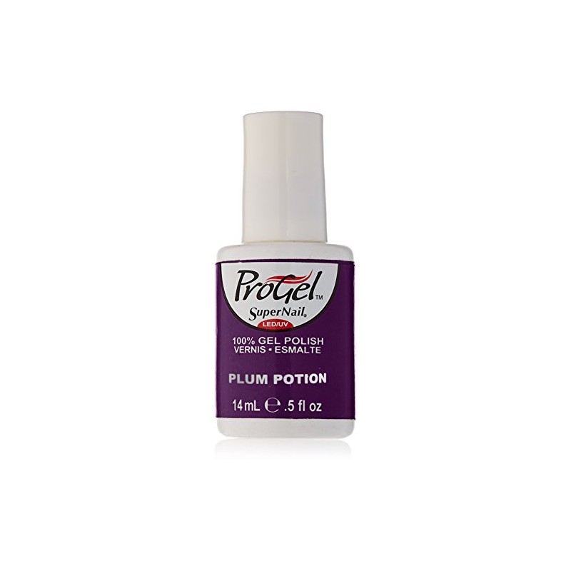 Supernail Gel Polish for Nails, Plum Potion Shimmer, 0.5 Fluid