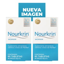 Pack 2 Nourkrin Woman Tratamiento Anticaída Mujer 60tabs