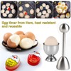 GZkushi 2 pieces egg timer for cooking, reusable timer egg
