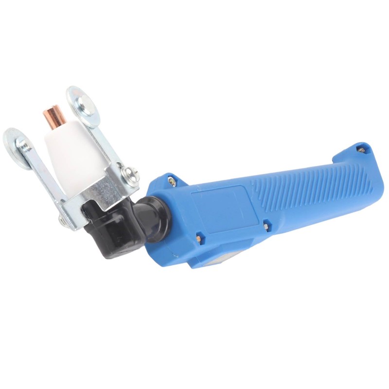 PT31, Plasma Cutting Torch Head Curved Handle, Copper, ABS Handle,