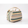 Vinsani Insulated Striped Canvas Thermal Lunch Bag Reusable Portable Cooler