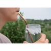 4 Pack Stainless Steel Straw Set - Reusable Metal Drinking