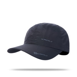 YAMEE Baseball Cap Men's Quick-Drying Baseball Cap Men's Summer Breathable Sun Hat Women Soft Comfortable Peaked Caps for Men Adjustable Sun Protection Hat for Men Women Cap Men Outdoor, black, Unit