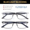 GOGELAS 2 Pack Multifocal Progressive Reading Glasses Men Blue Light