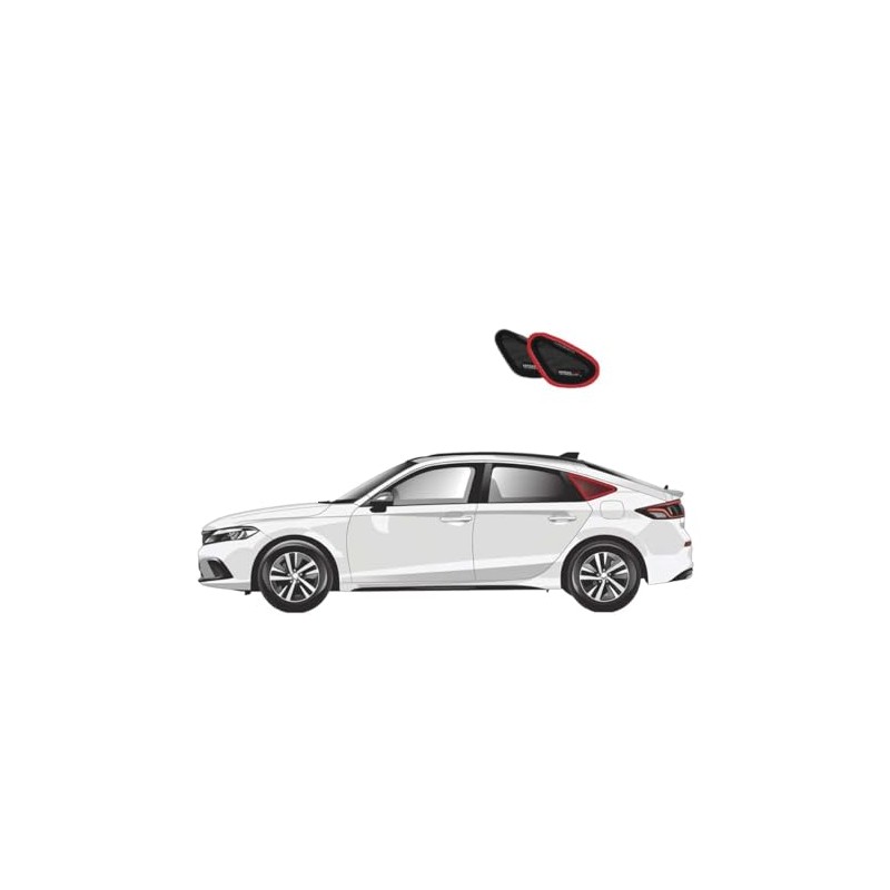 Genuine SNAPSHADES Port Window Shades for Honda Civic Hatchback 11th