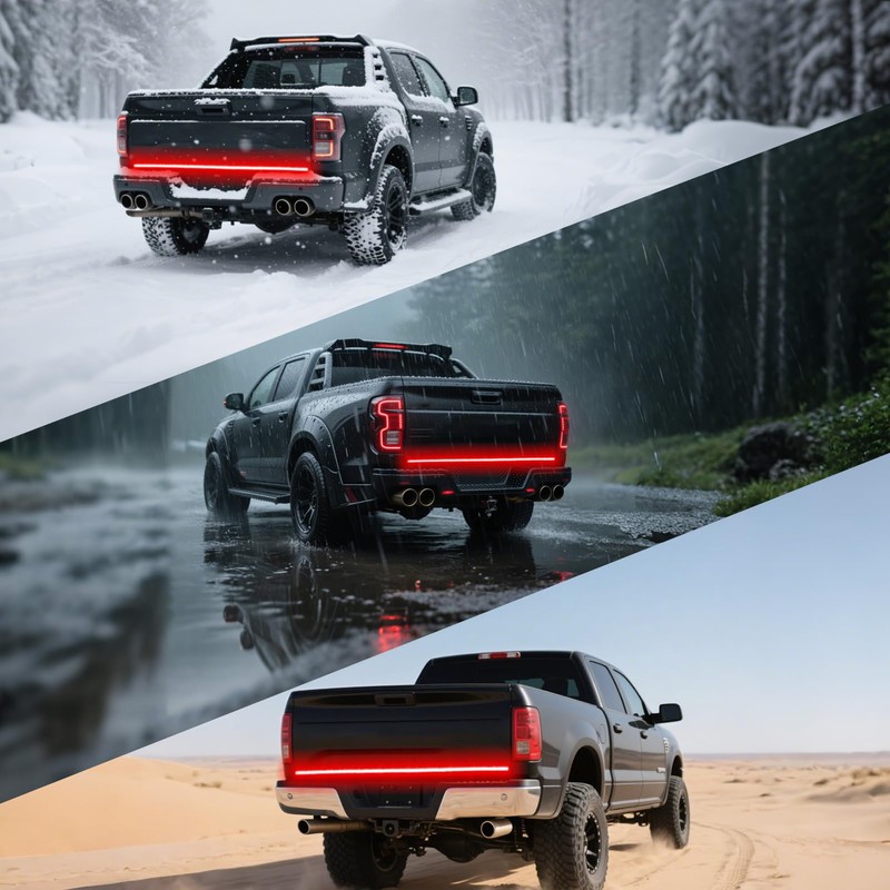 DIBMS 60” Tailgate Light Bar Triple Row 432 LEDs IP67