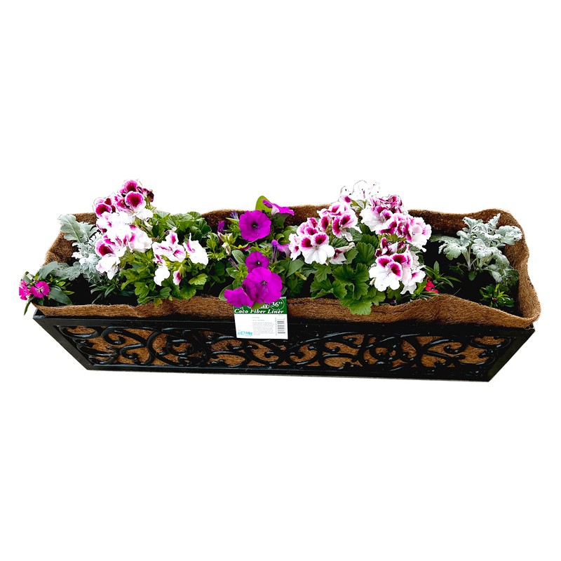 Bosmere F954 36-Inch Pre-Formed Replacement Coco Liner with Soil Moist