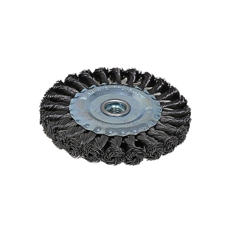 Twisted Wire Brush Disc for Angle Grinder 125 mm Versatile