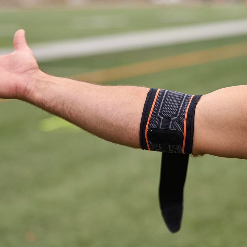 Shock Doctor Compression Knit Tennis/Golf Elbow Sleeve with Gel Support