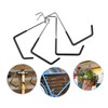 Operitacx 4Pcs Heavy Duty Wall Mounted Hooks for Garage Storage