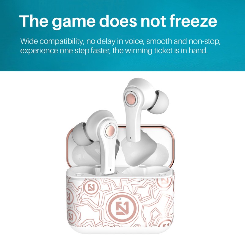 Graffiti Wireless Headphones Bluetooth 5.0 Earphone TWS HIFI In Ear