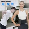 Cinturón de apoyo lumbar ajustable para hombres y mujeres, soporte