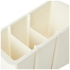Delfinware Plastic Cutlery Box, Cream, 19 x 10.5 x 13