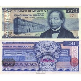 Banknote Mexico Pick-number: 67a uncirculated 1978 50 Pesos (money for collectors - no means of payment)