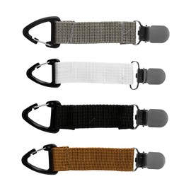 Tabanzhe Travel Hat Clips 4PCS Hands-Free Hat Holder Rack Bag Cap Clips Travel Accessories for Hanging Hats on Bag Luggage Tote Purse Backpack Wallet Luggage