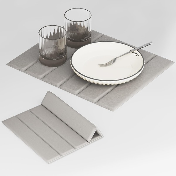 Yofidra Collapsible Dish Drying Mats for Kitchen Counter, 15.7"(L)×11.8"(W) Absorbent