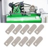 10 Pcs Air Compressor Valve Plate, 13 x 33mm Metal