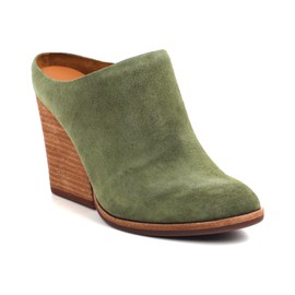 KORK-EASE Women's Challis II Suede Heeled Mule (Green, 9M US)