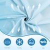 Luxear Cooling Pillow Cases, 2 Pack Queen Size Arc-Chill Q-max