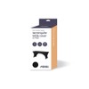 Perel Table Cover for Rectangular Table - Arched Black
