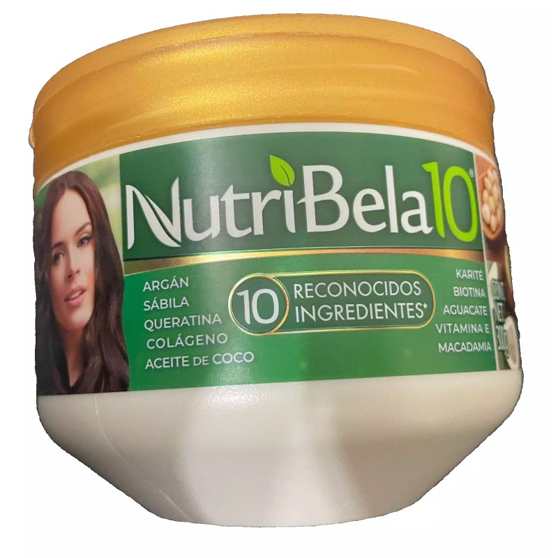NutriBela10 NUTRIBELA 10 INGREDIENTES MASCARILLA/NUTRICION/HYDRATING NUTRITION HAIR MASK