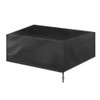 Sarini Protect Your Billiard Table with Black Pool Table Cover,