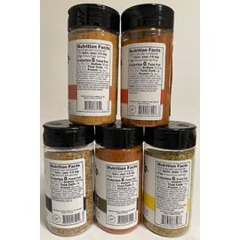 Seasoning Set, KINDERS, The BBQ Blend, Woodfired Garlic, The Blend, Burbon Peach, Buttery Steakhouse Special Select Assortment, Pantry Essential, Variety 5 Pack seasonings rubs spices (29.8oz) + opener (6 items)!
