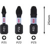 Bosch 3 x Pro Pozidriv Impact Bit (100 x 50