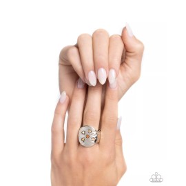 Paparazzi Jewelry Accessories - Starry Serenade - Orange Ring - NEW!!!