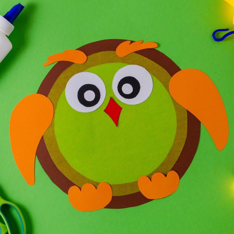 Paclord 48" x 1200" (100 ft) Orange Construction Paper Roll,