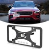 Front Bumper Tow Hook License Plate Mount Bracket Compatible with