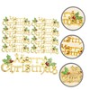 FUNOMOCYA 20pcs Christmas Snowflake Door Hanger Decorations Baubles Xmas Tree