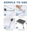 UNLRAE RV Step Stool,Car Accessories Adjustable Folding Step Stools with