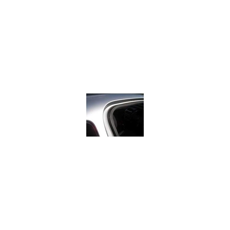 Door Trim Seal with Internal Rubber Flange 45/64" Bulb Diameter