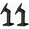 MaxLLTo Black 2 Packs Universal Wall or Ceiling Speaker Mounts