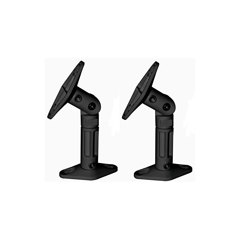 MaxLLTo Black 2 Packs Universal Wall or Ceiling Speaker Mounts