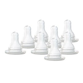 Evenflo Classic Pezones de flujo lento, 0-3 meses, 4 ea (paquete de 2)
