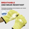 GOL-SIV A4 Cut Resistant Gloves, Safety Working Gloves For Women,Men,Protective