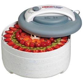NESCO FD-61 Snackmaster Encore Food Dehydrator for Great Jerky and Snacks, 4 Trays, Gray