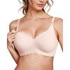 As Fairy Nursing Bras for Breastfeeding, Wireless Pregnancy Sleep Bralette
