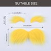 Yan Dream Yellow Fake Mustache and Eyebrows Self Adhesive Yellow
