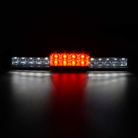 G-PLUS LED Third 3rd Brake Light Compatible with Chevy Silverado/GMC Sierra 1500 2500 3500 1999-2007 Rear Stop Tail Cargo Light(Chrome Housing Smoky Lens)