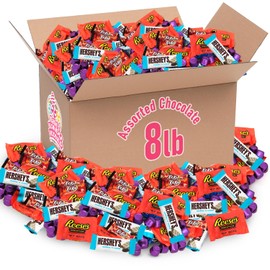 Assorted Chocolate Candy Variety Pack, 8lb Pack of Chocolates Individually Wrapped, Perfect Chocolate Candy Bulk, Ideal Assorted Chocolates for Sharing with Family and Friends