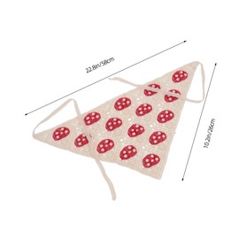 Beavorty Knitted Crochet Hair Bandana for Women Fashionable Headwrap Mushroom Design Hair Accessory for Yoga Travel Daily Wear