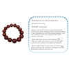 Chinese Lacquer Beads bracelets (red and gold)